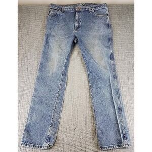 Wrangler Mens 36x34 Advanced Comfort 47 Regular Fit Jeans 47MACMS Cowboy